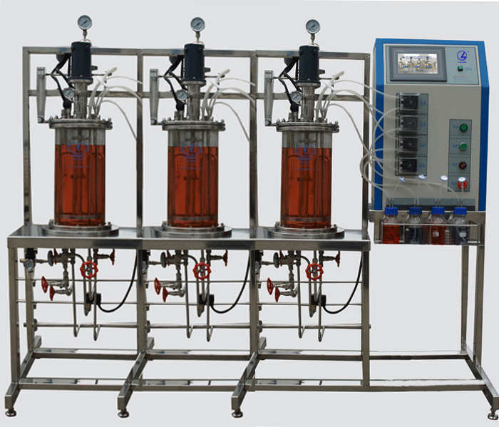 LG--DJE系列 多聯平行機械攪拌玻璃發(fā)酵罐