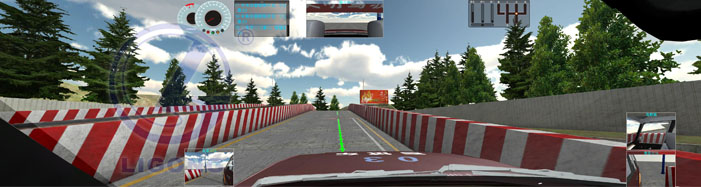 LG-SD01 4D動感汽車駕駛模擬器(真車部件)