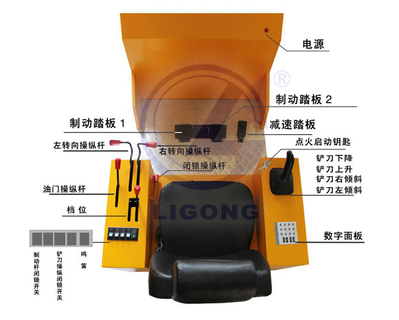LG-MTT04-H型 推土機(jī)模擬機(jī)