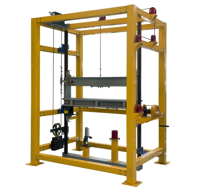 電梯限速器安全鉗聯(lián)動機(jī)構(gòu)實訓(xùn)考核裝置