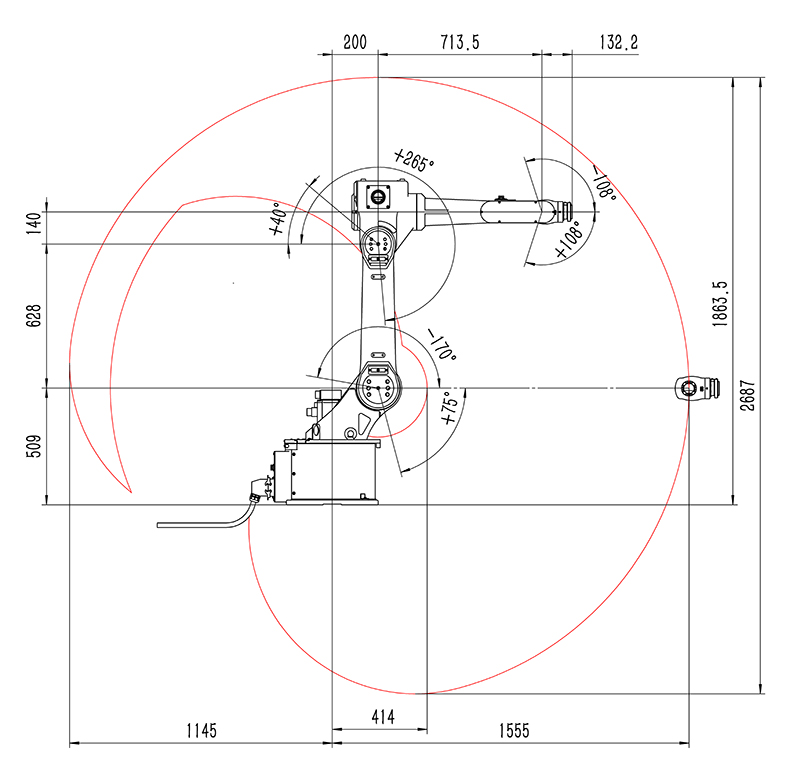 工業(yè)機器人參數(shù)圖