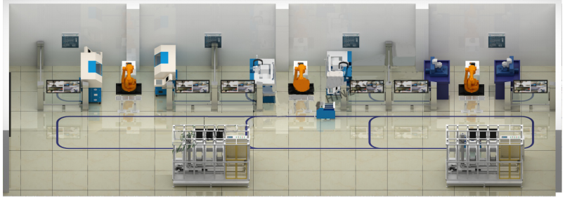 LGJ-SJ08智能機器人個性化訂制多智能體生產(chǎn)線