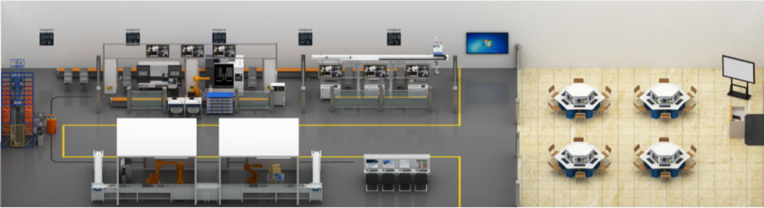 LGJ-SJ14智能機(jī)器人個性化定制多智能體生產(chǎn)線