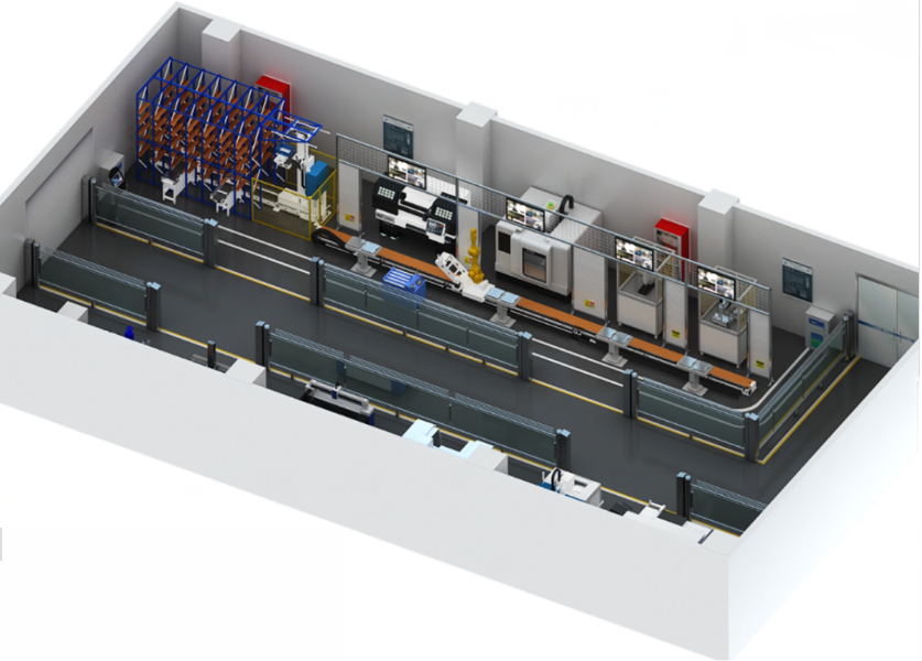 LGJ-SJ18智能機(jī)器人個(gè)性化定制多智能體生產(chǎn)線(xiàn)