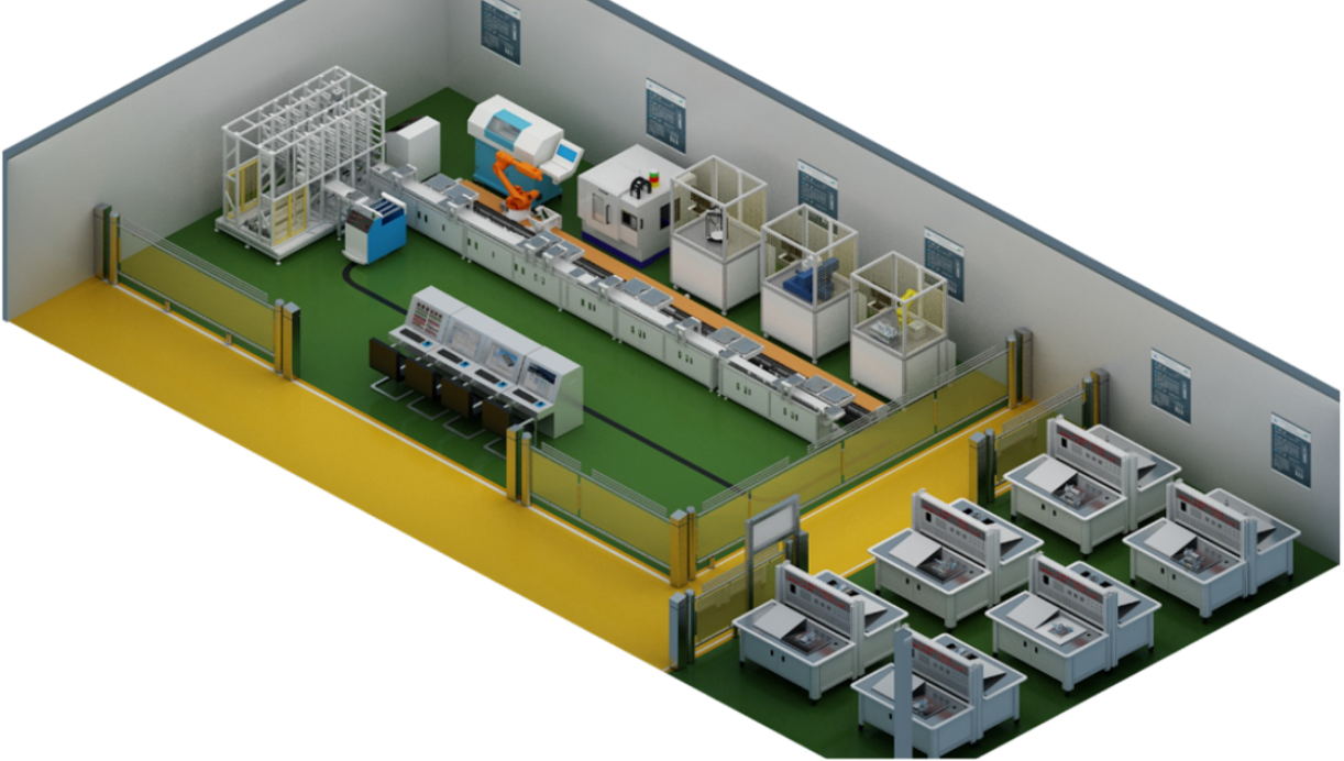 LGJ-SJ19智能機(jī)器人個性化定制多智能體生產(chǎn)線