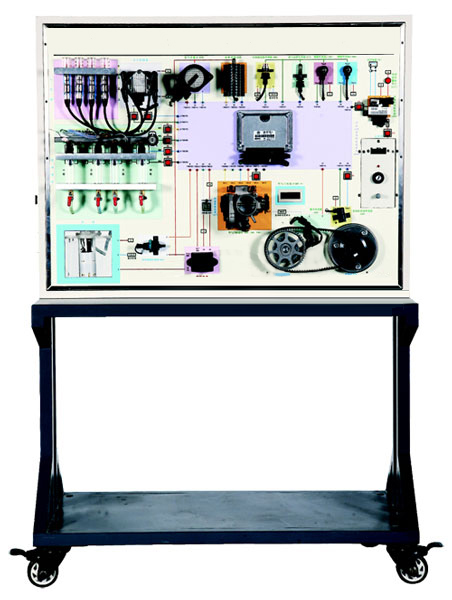 汽車汽油發(fā)動機(jī)電控系統(tǒng)示教板