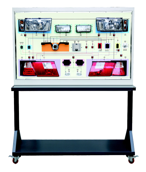 汽車燈光照明系統示教板