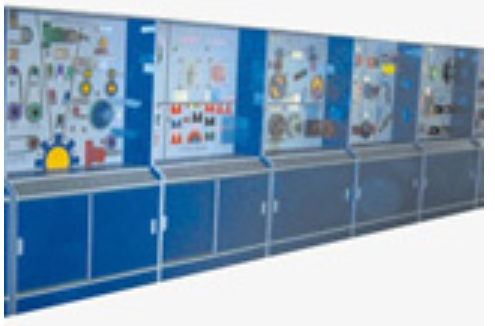 機(jī)械基礎(chǔ)陳列柜(10個分柜,帶智能語音講解)